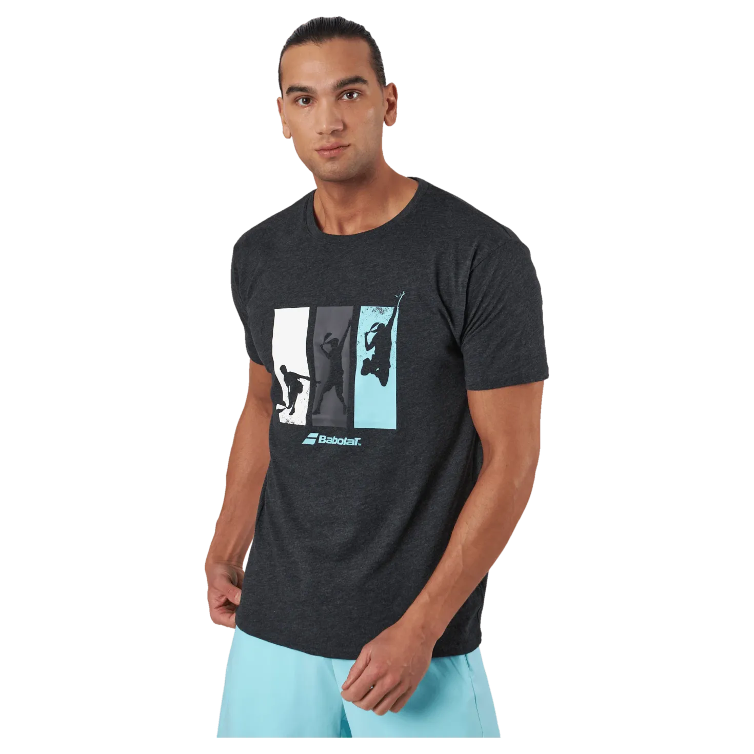 T-shirt Padel Cotton Black