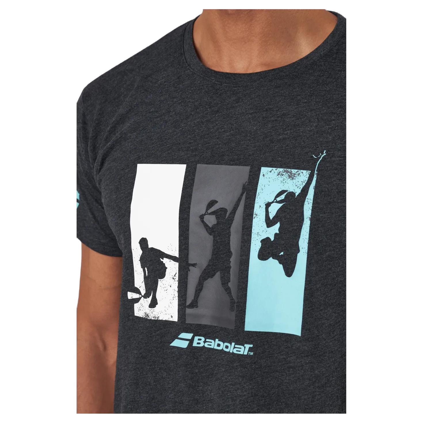 T-shirt Padel Cotton Black