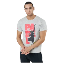 T-shirt Padel Cotton Grey