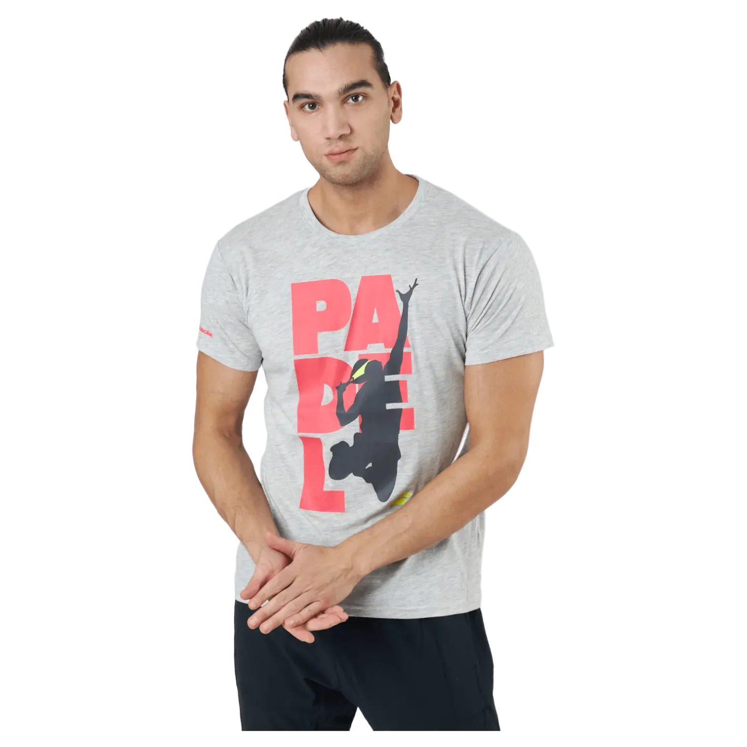 T-shirt Padel Cotton Grey