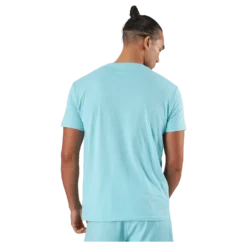 T-shirt Padel Cotton Turquoise