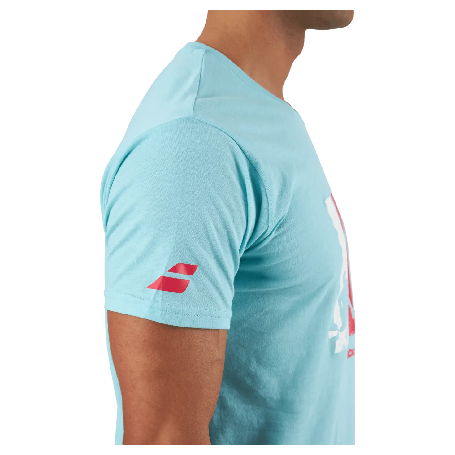 T-shirt Padel Cotton Turquoise
