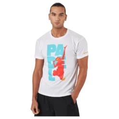 T-shirt Padel Cotton White