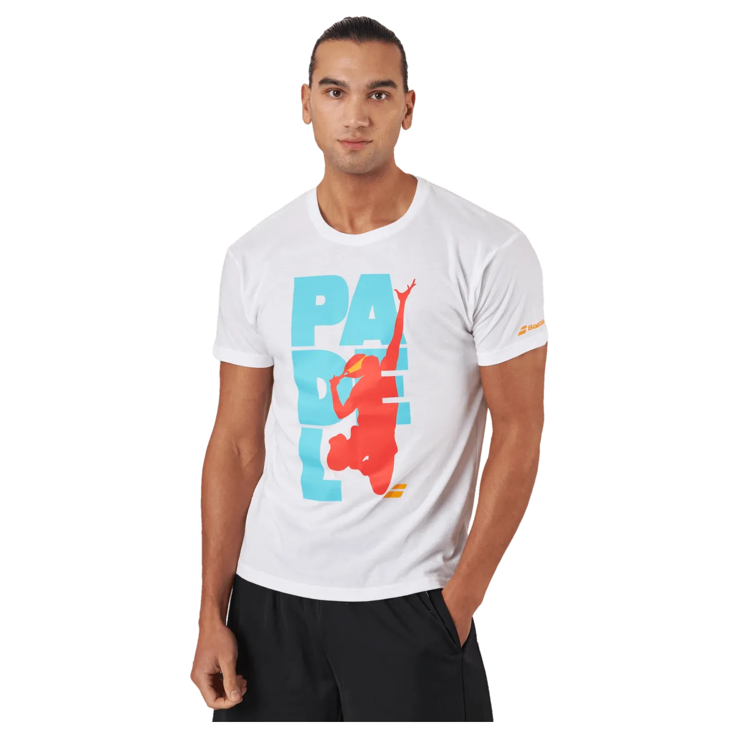 T-shirt Padel Cotton White