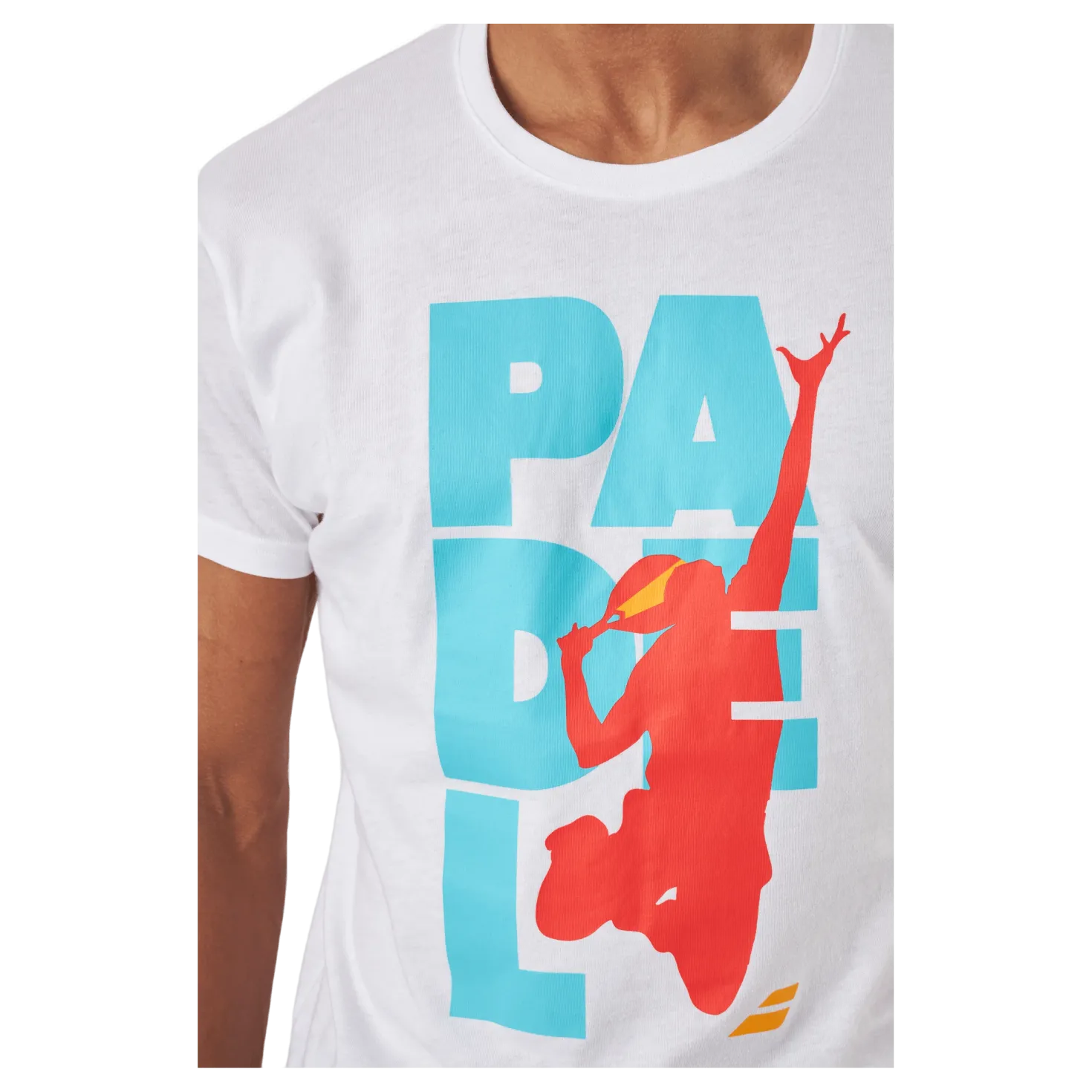 T-shirt Padel Cotton White