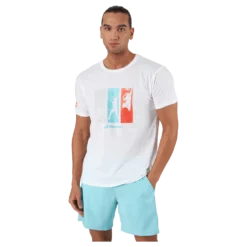 T-shirt Padel Cotton White