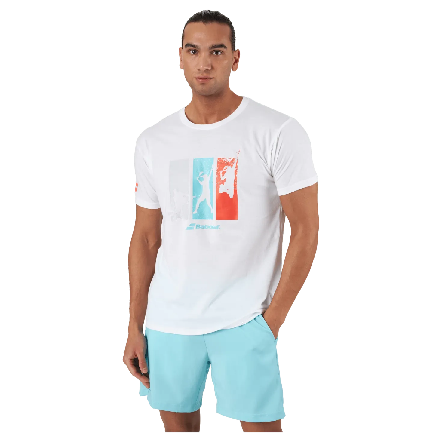 T-shirt Padel Cotton White