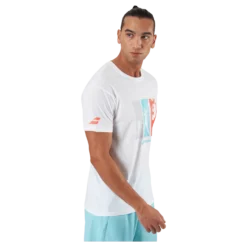 T-shirt Padel Cotton White