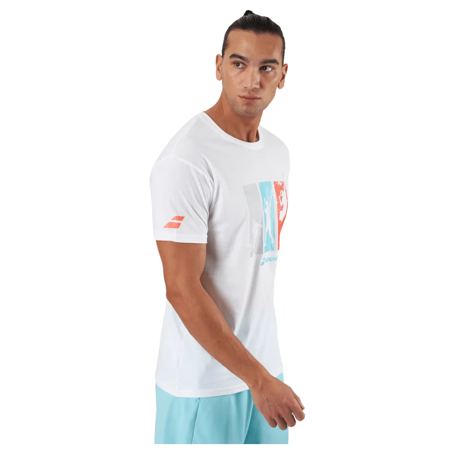 T-shirt Padel Cotton White