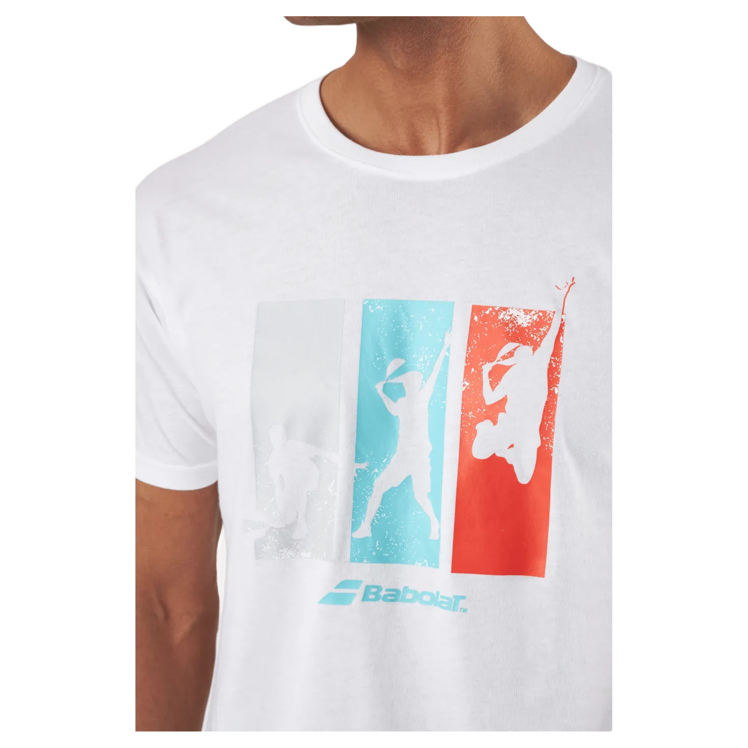 T-shirt Padel Cotton White