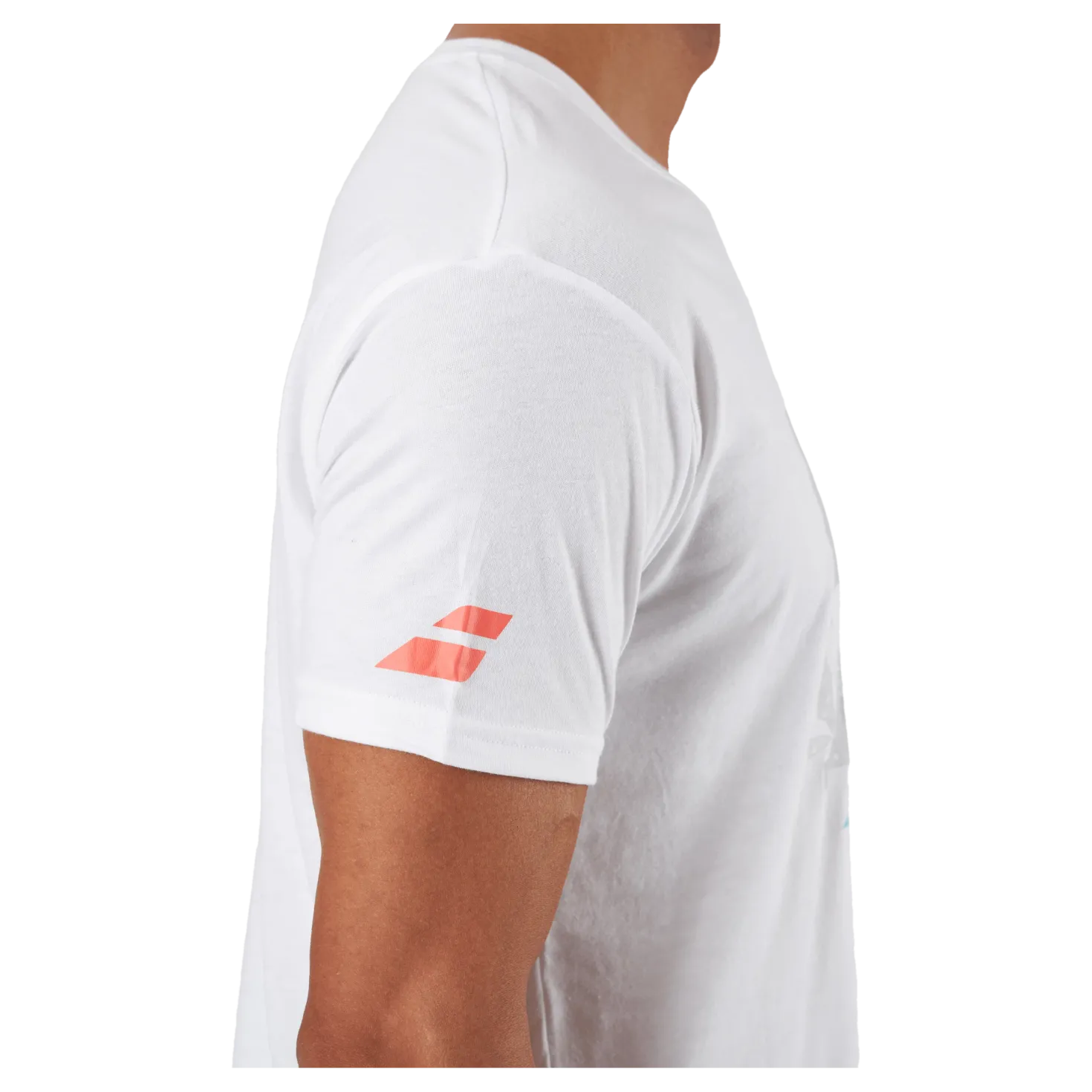T-shirt Padel Cotton White