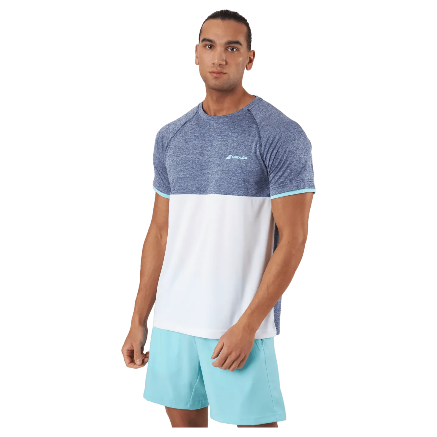 T-shirt Play Crew Neck White Blue