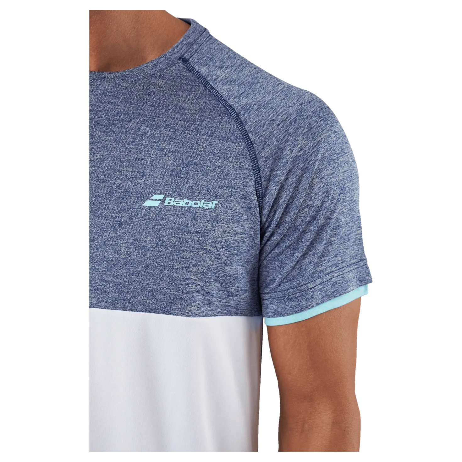 T-shirt Play Crew Neck White Blue