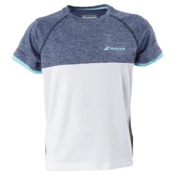 T-shirt Play Crew Neck White Blue