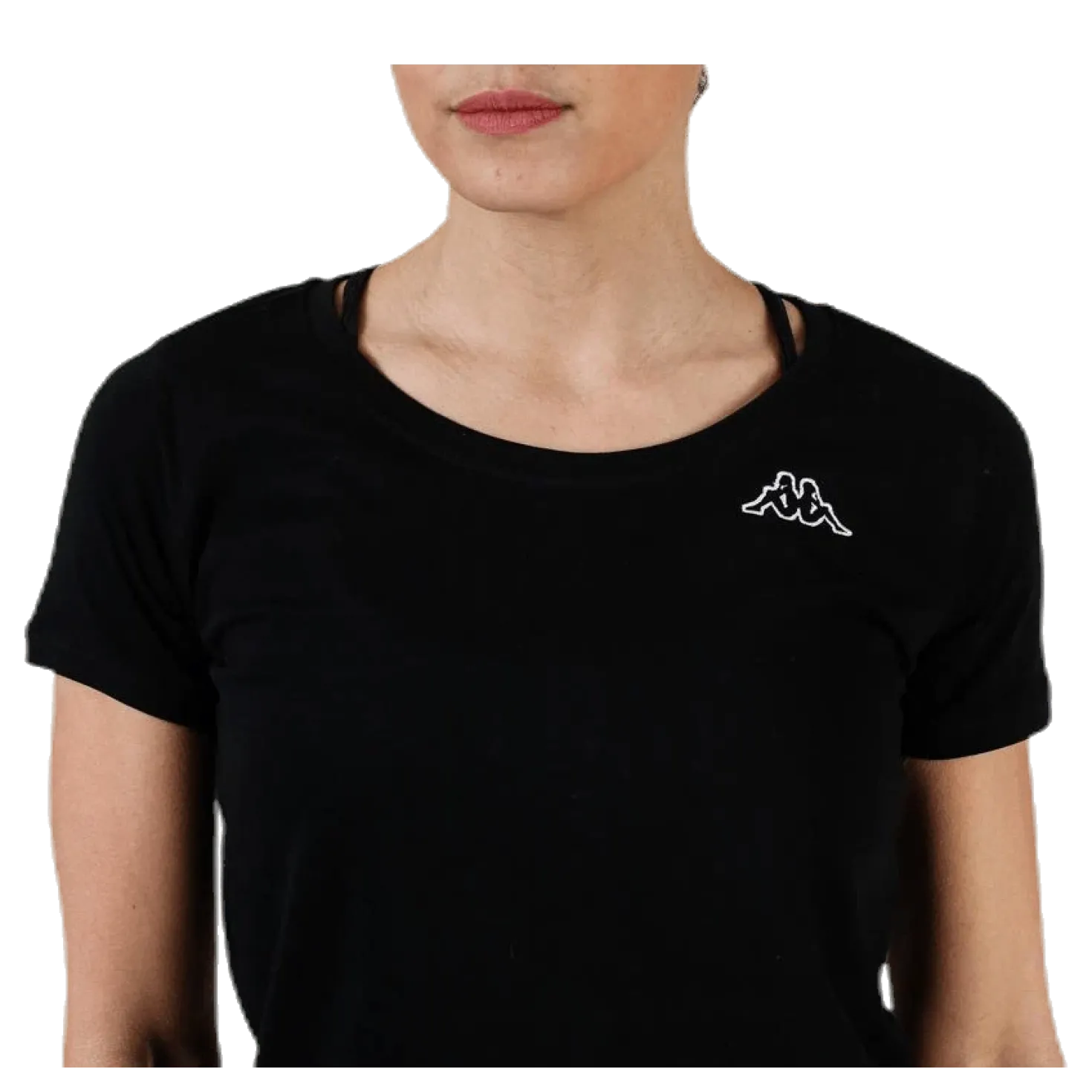 T-Shirt S/S, Logo Momba Black