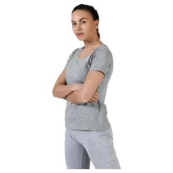 T-Shirt S/S, Logo Momba Grey