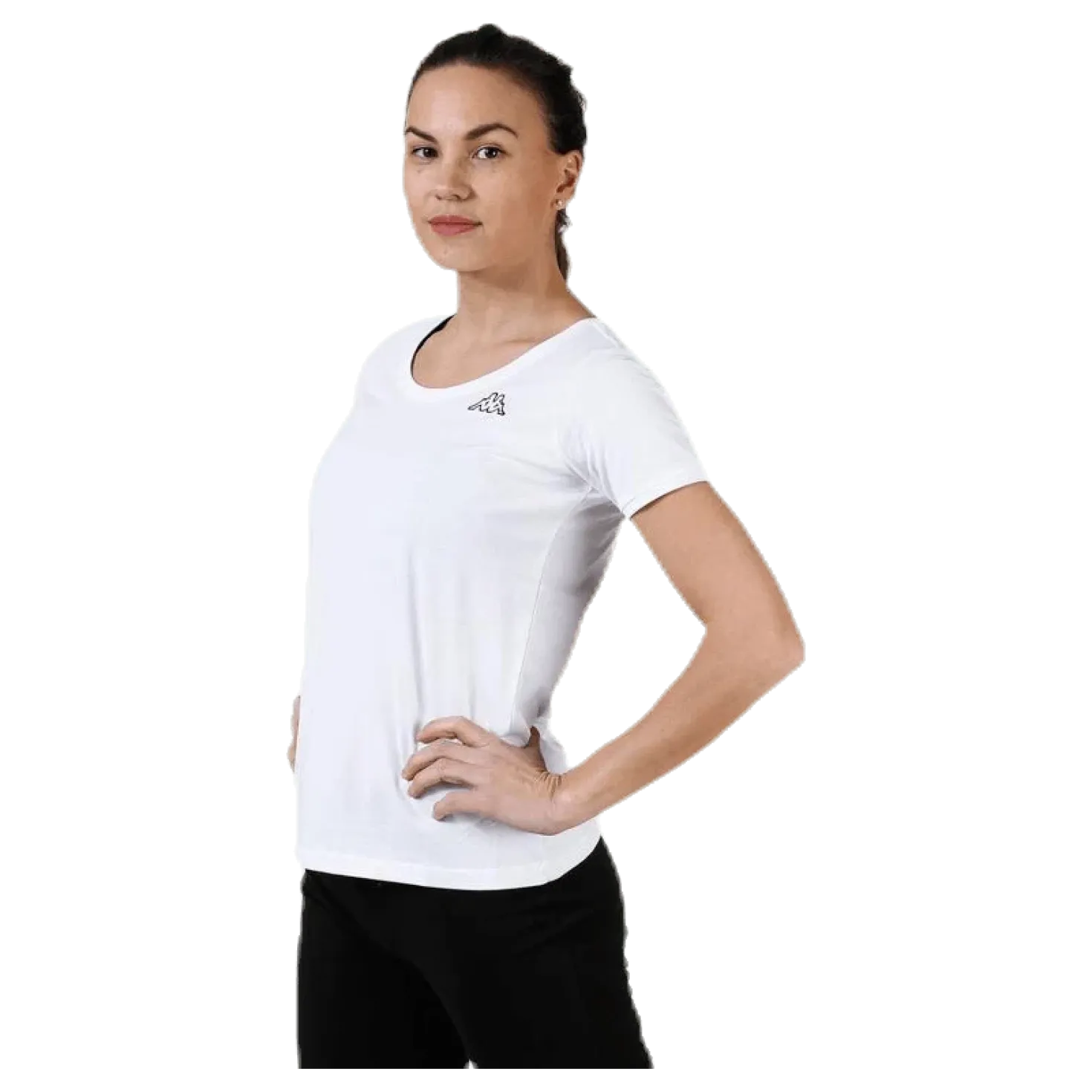 T-Shirt S/S, Logo Momba White