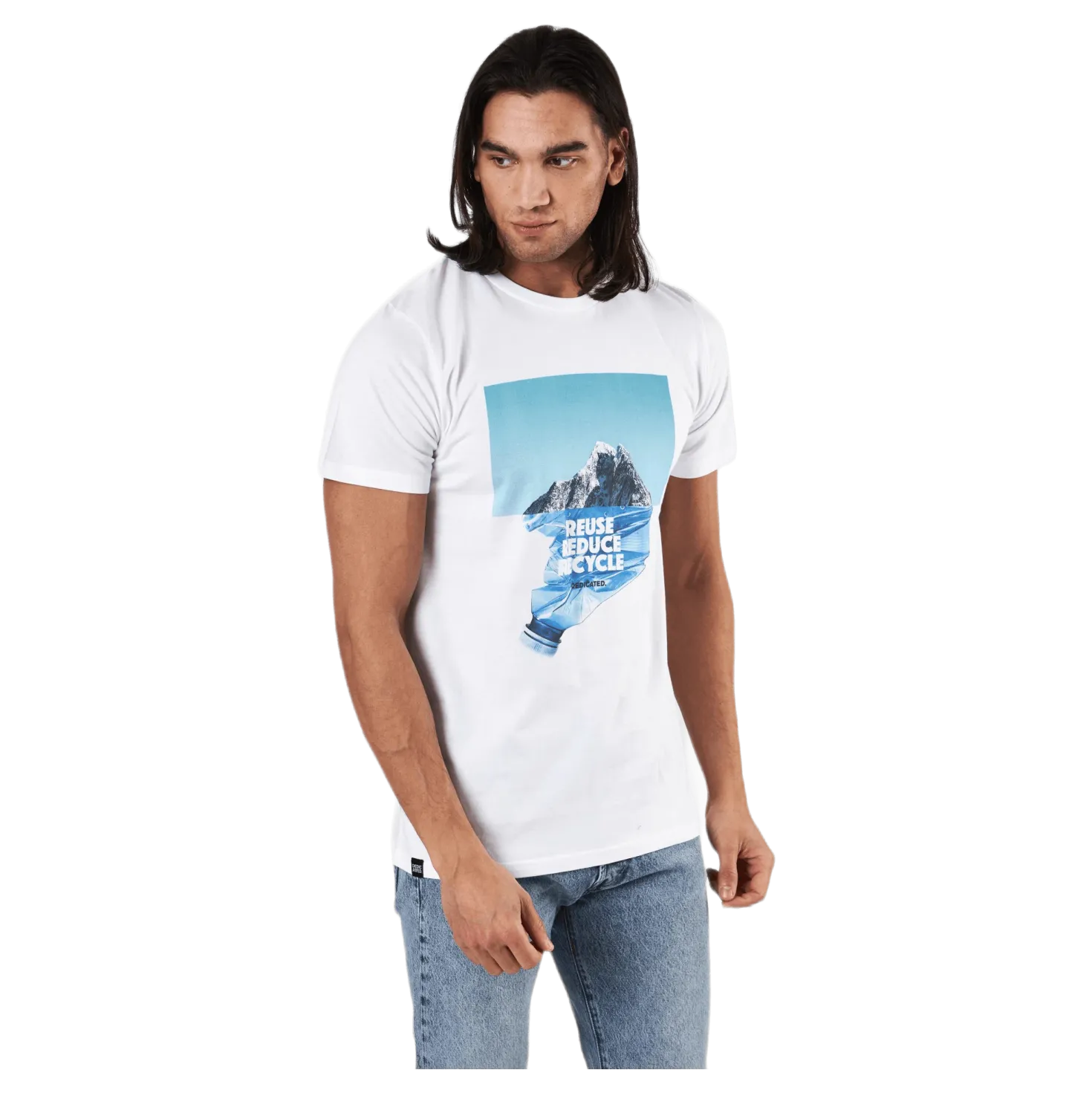 T-shirt Stockholm Recycle Moun White