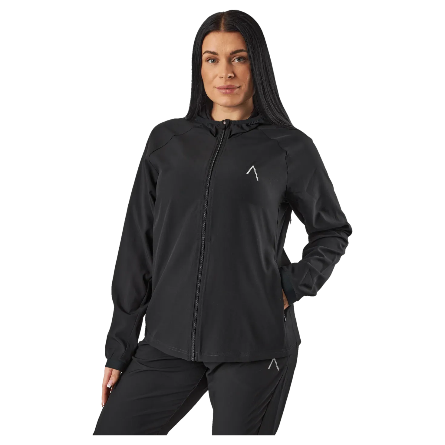 Tulip Hood Jacket Black