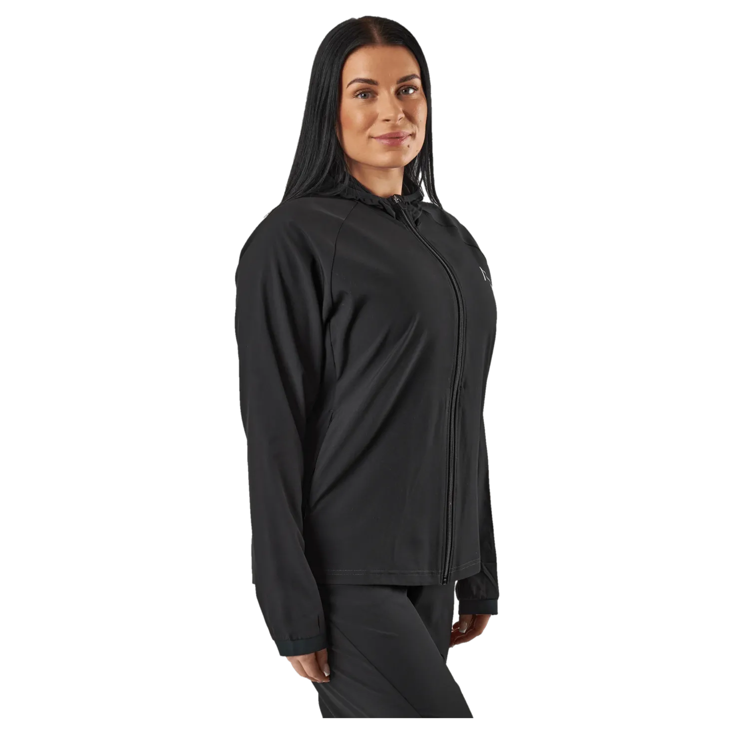 Tulip Hood Jacket Black