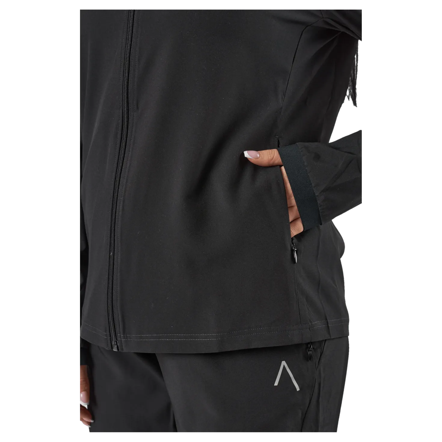 Tulip Hood Jacket Black