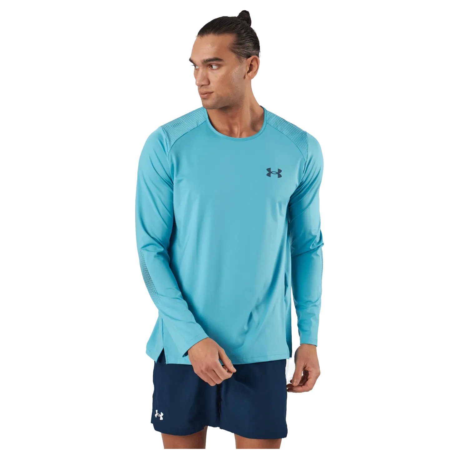 Ua Armourprint Ls Glacier Blue