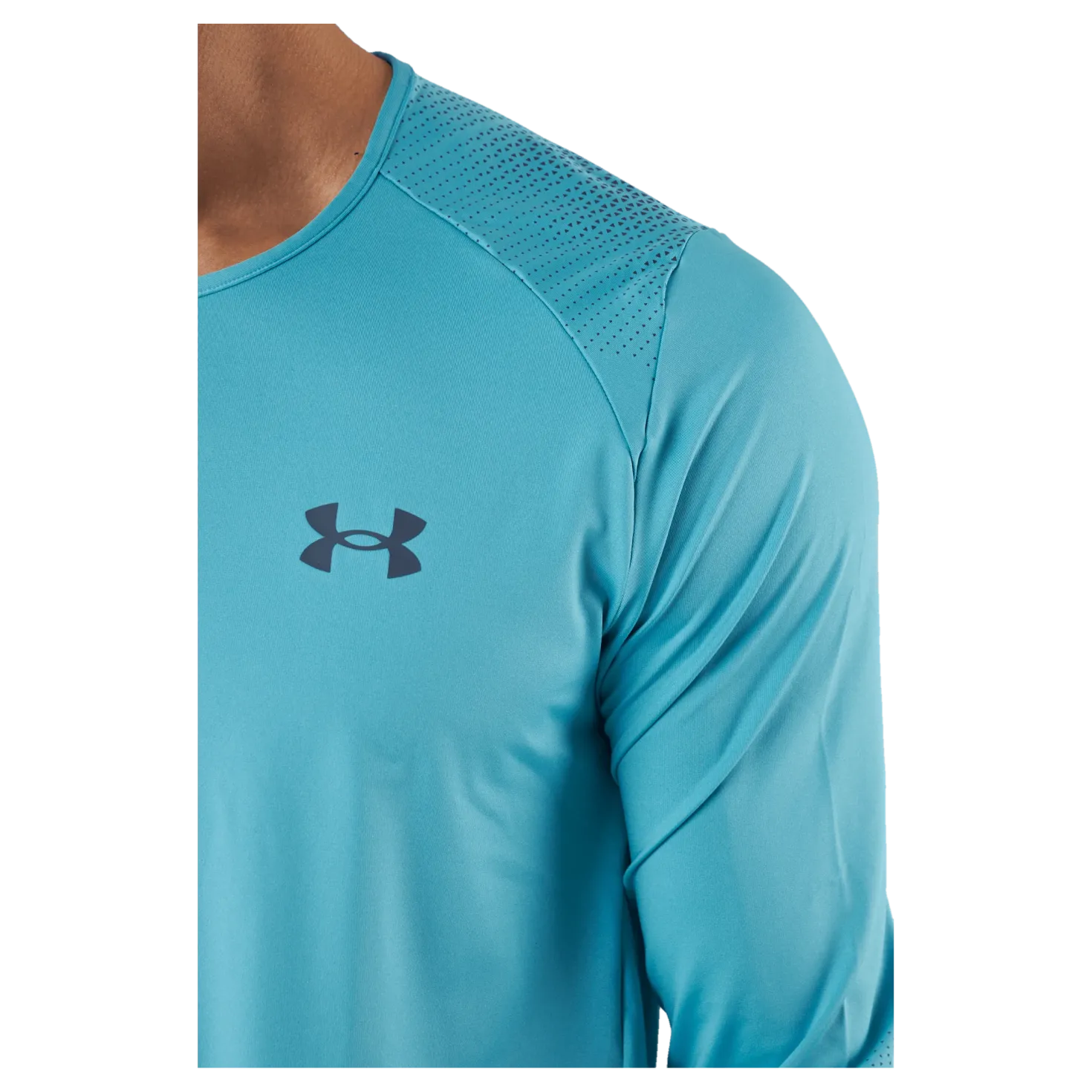 Ua Armourprint Ls Glacier Blue