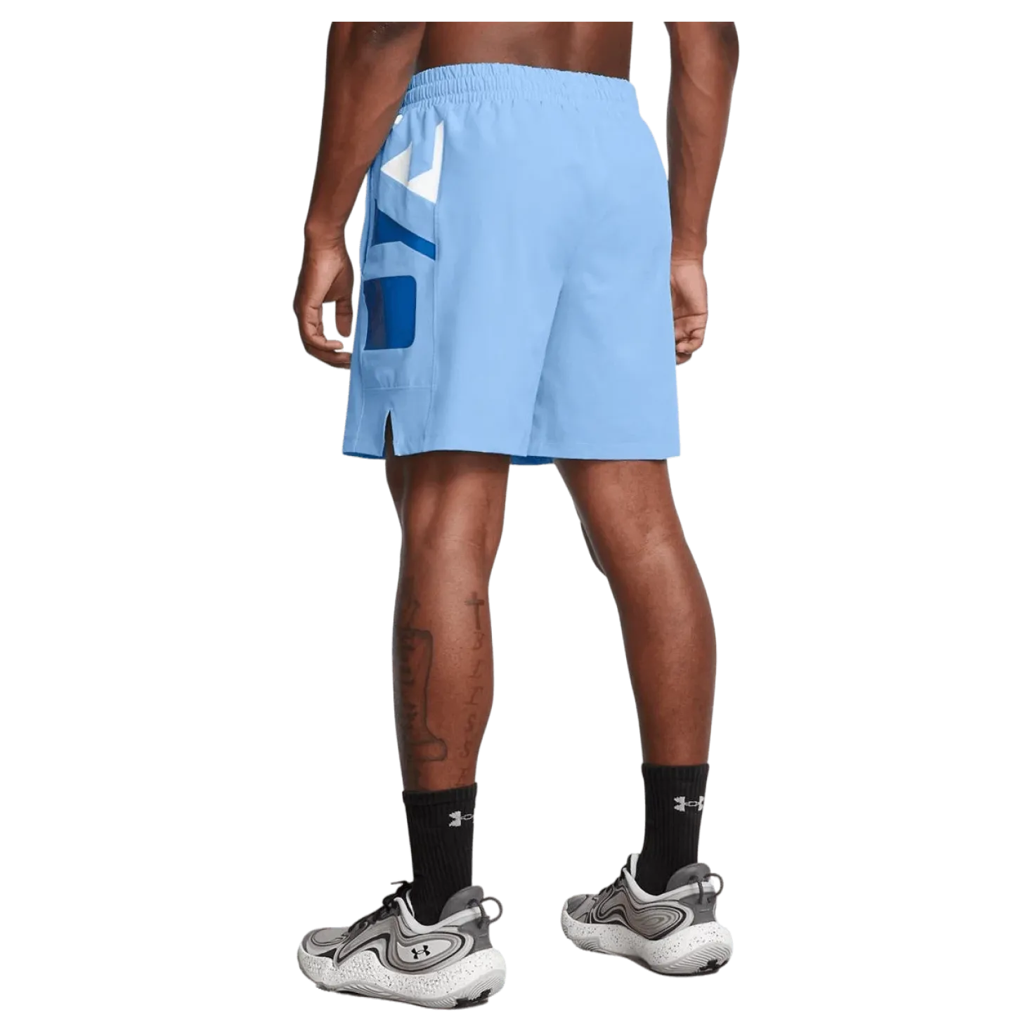 Ua Baseline Woven Short Horizon Blue