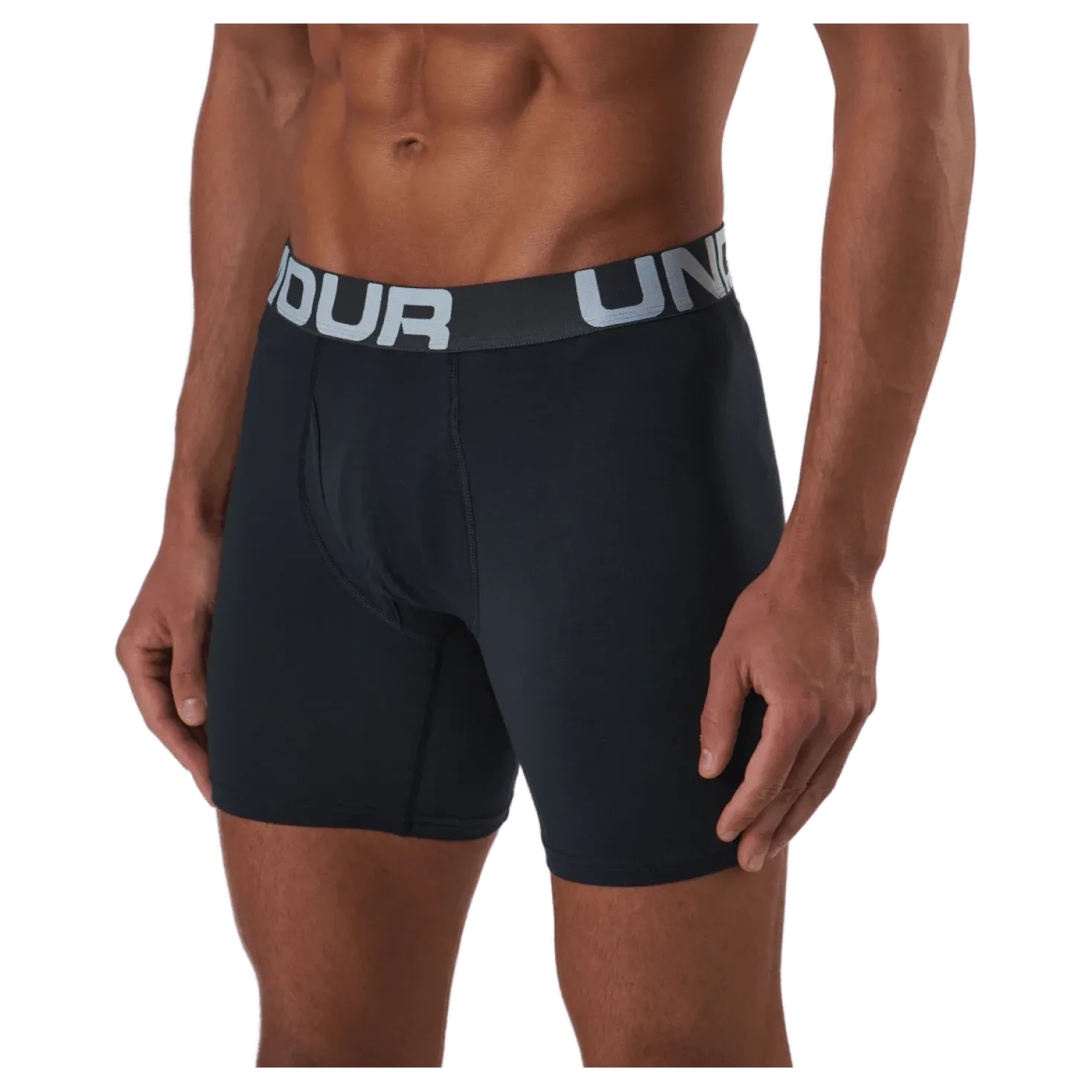 Ua Charged Cotton 6in 3 Pack Black