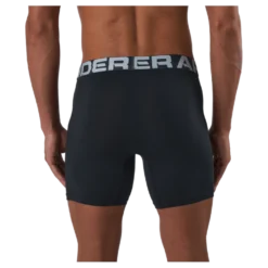 Ua Charged Cotton 6in 3 Pack Black