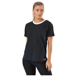 UA Charged Cotton SS Black