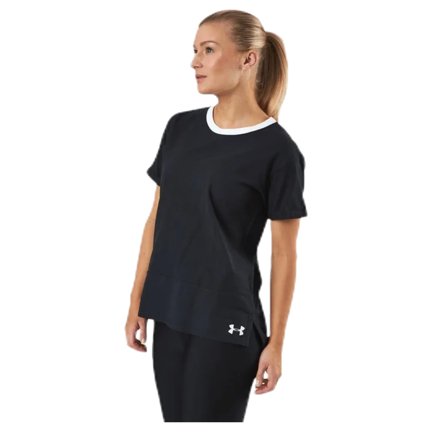 UA Charged Cotton SS Black