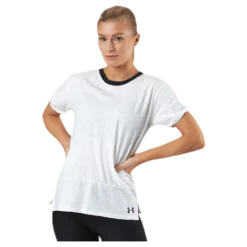 UA Charged Cotton SS White