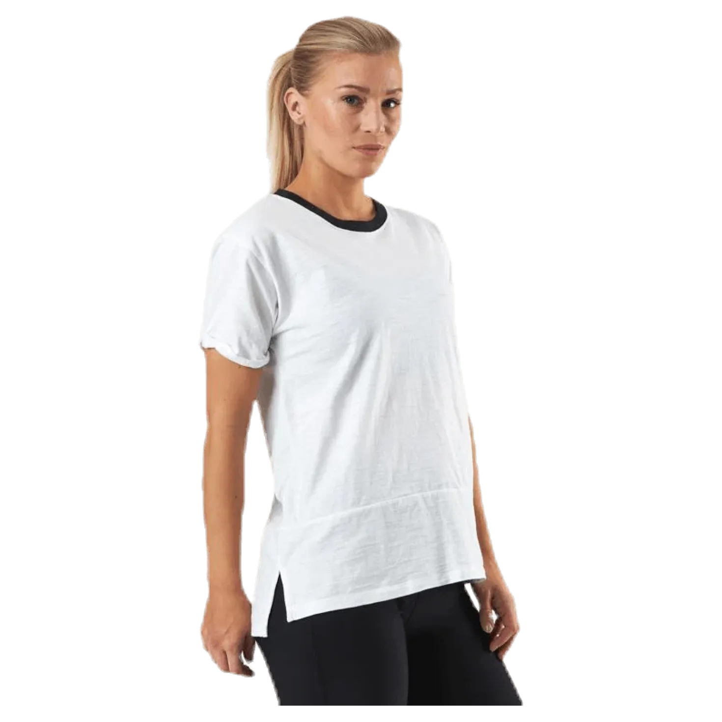 UA Charged Cotton SS White