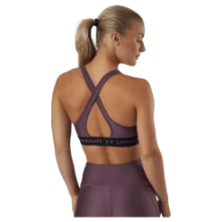 Ua Crossback Mid Bra Ash Plum