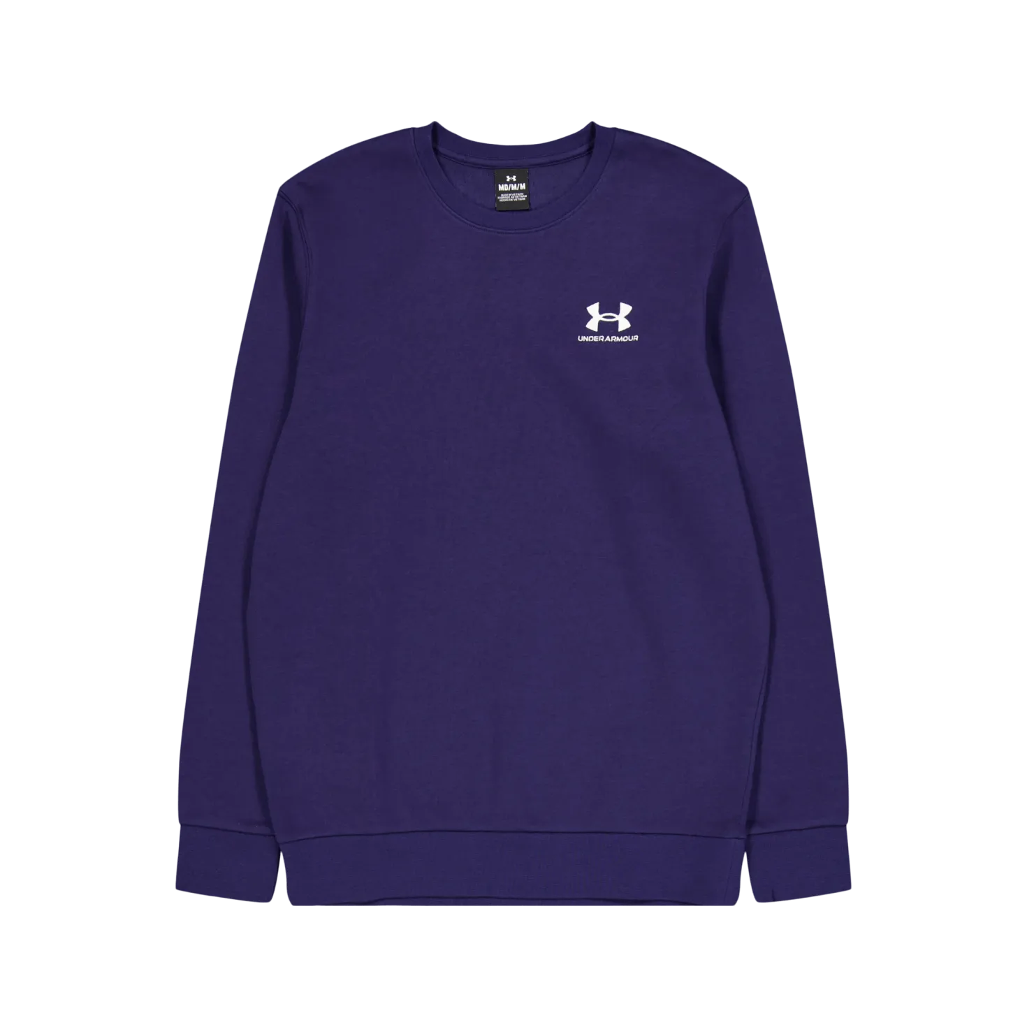 Ua Essential Fleece Crew Midnight Navy