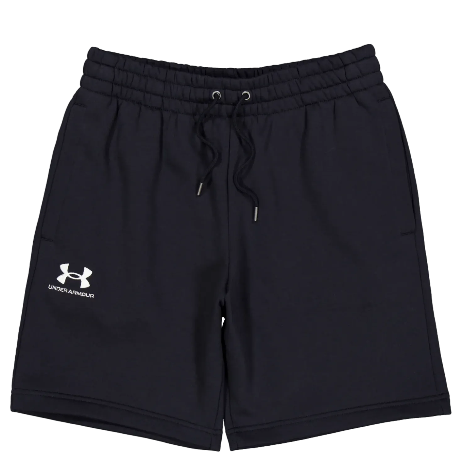 Ua Essential Fleece Shorts Black