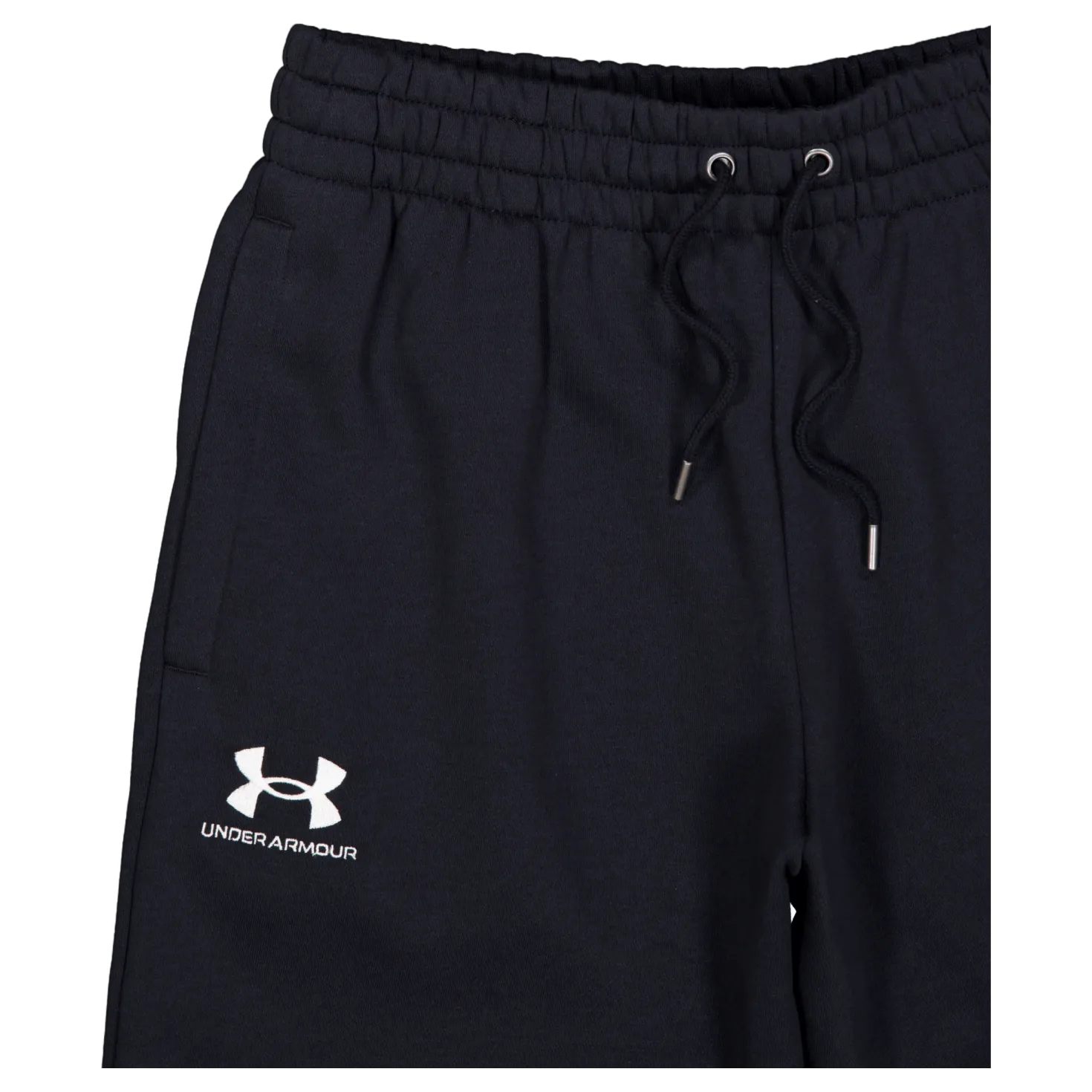 Ua Essential Fleece Shorts Black