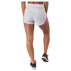 Ua Fly By Elite 2-in-1 Short Ghost Gray