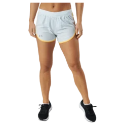 Ua Fly By Elite 3'' Short Ghost Gray Light Heather