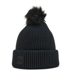 Ua Halftime Ribbed Pom Black