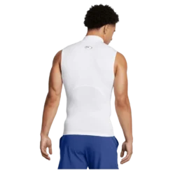 Ua Hg Armour Comp Mock Sl White