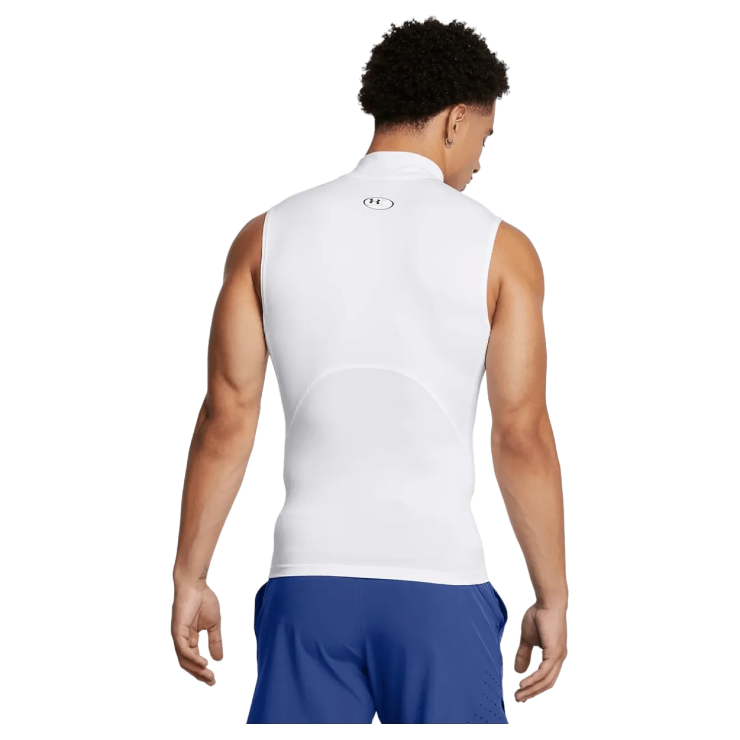 Ua Hg Armour Comp Mock Sl White