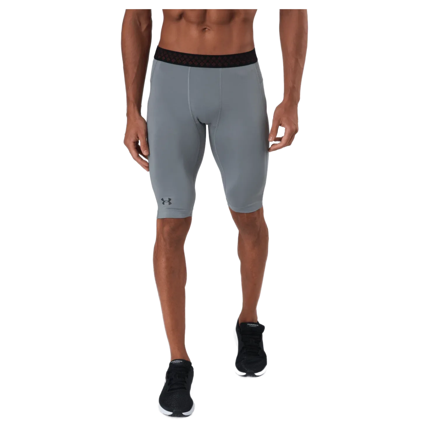 Ua Hg Rush 2.0 Long Shorts Concrete