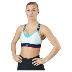 Ua Infinity High Bra Blockd Sea Mist / Purple Switch / Nep