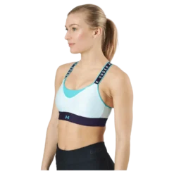 Ua Infinity High Bra Blockd Sea Mist / Purple Switch / Nep
