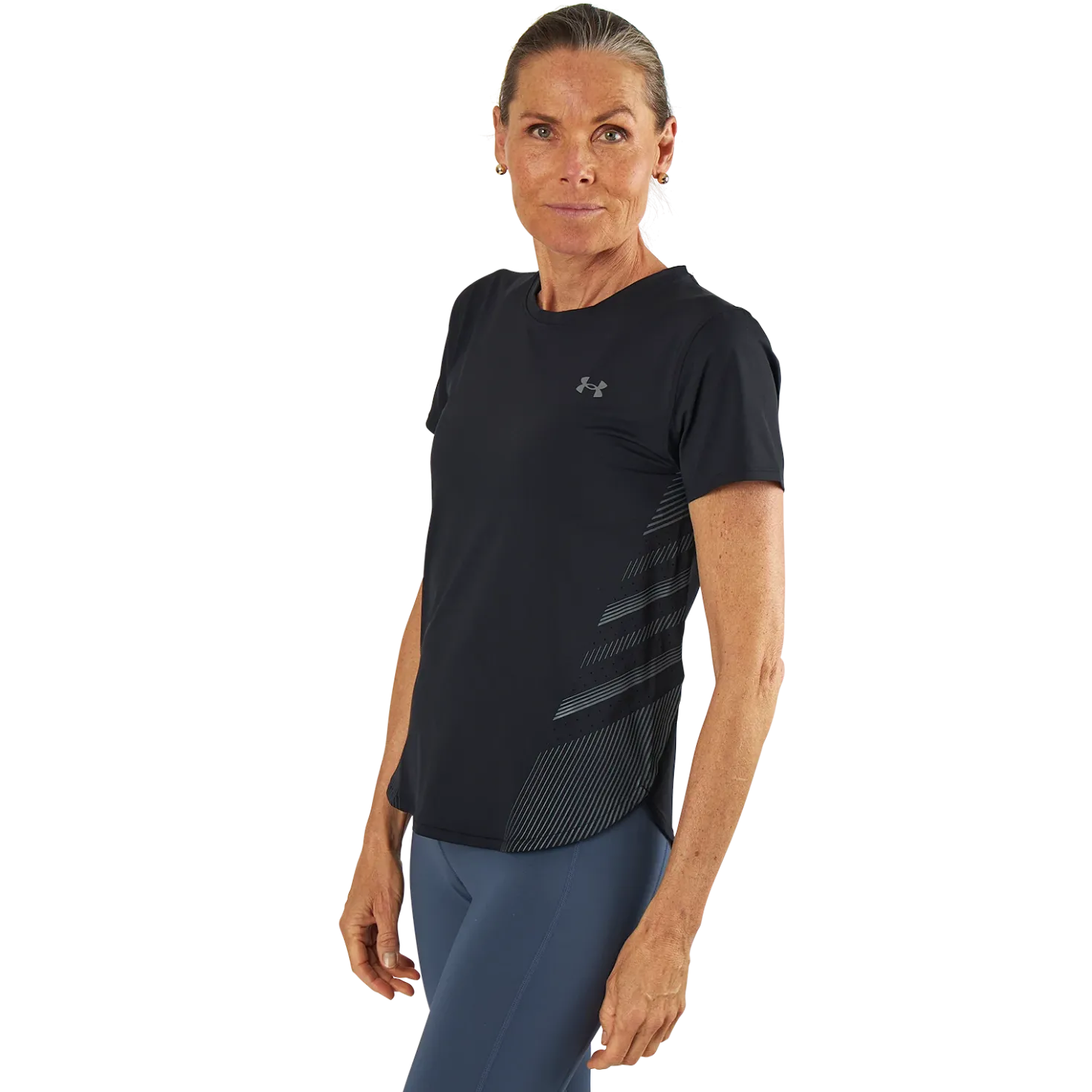 Ua Iso-chill Laser Tee Ii Black