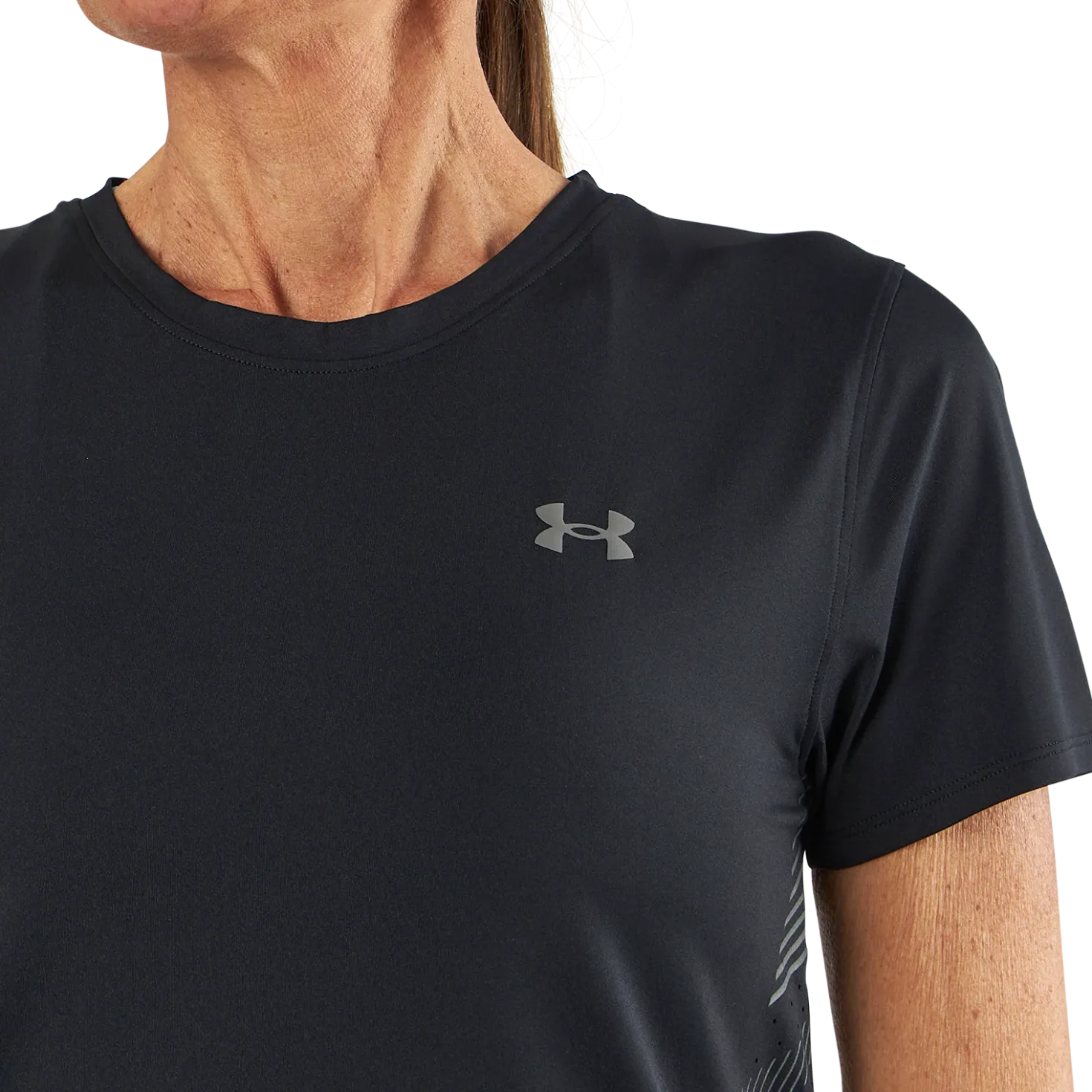 Ua Iso-chill Laser Tee Ii Black