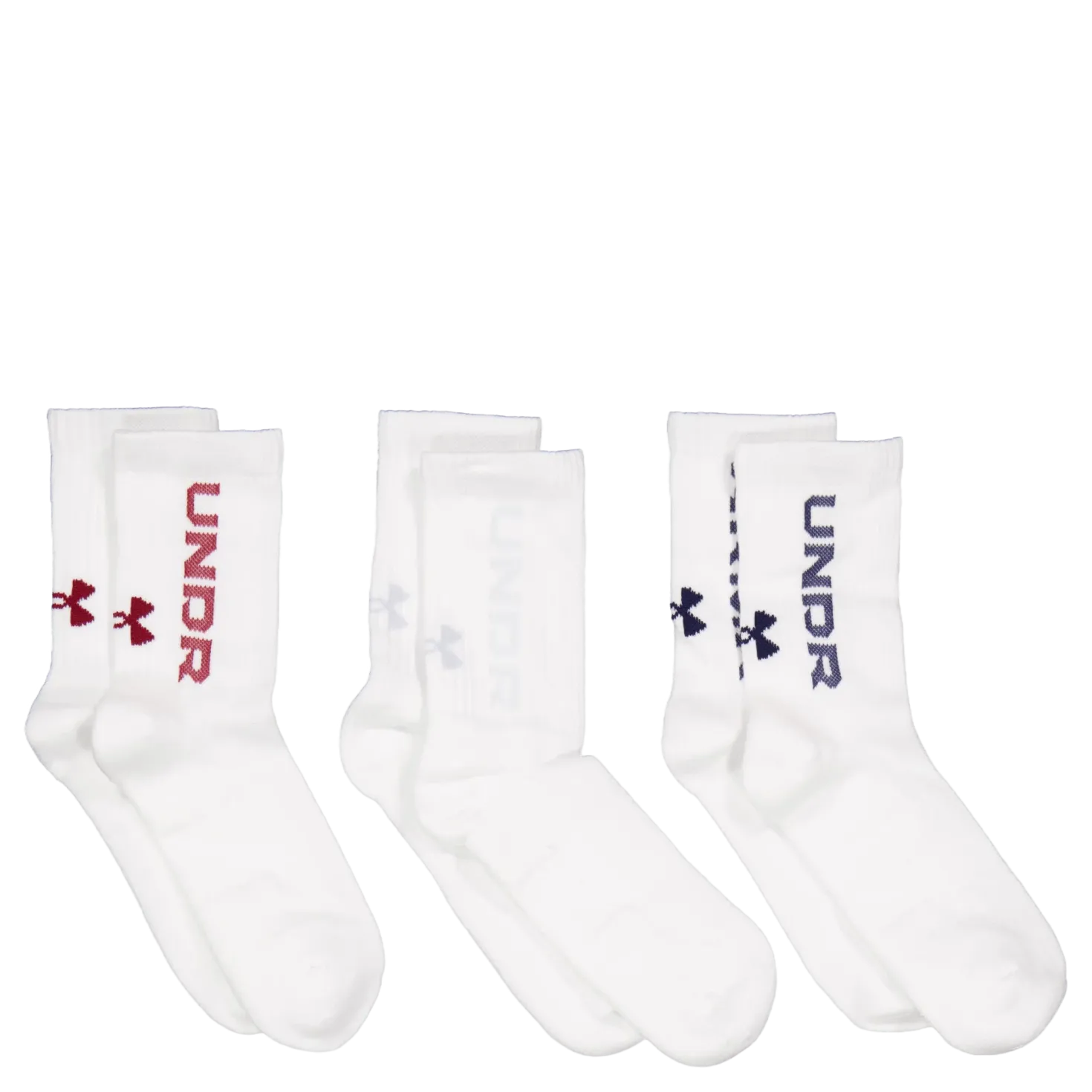 Ua 3-maker 3pk Mid-crew Mod Gray