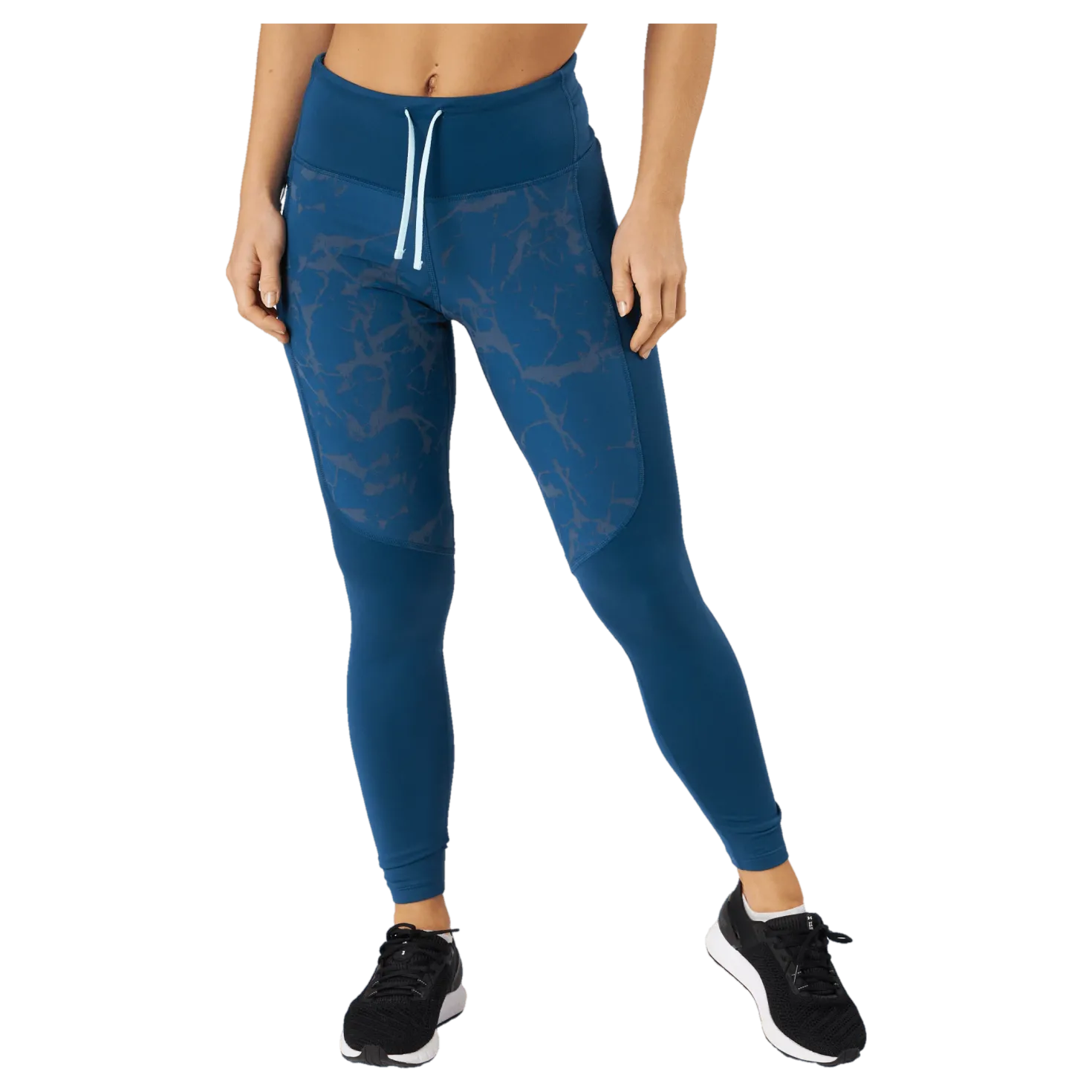 Ua Outrun The Cold Tight Ii Petrol Blue